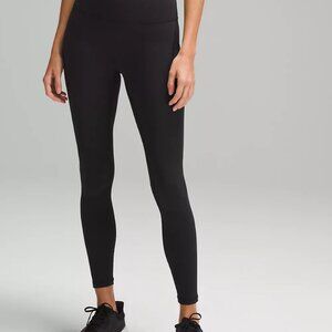 Lululemon Wunder Train High-Rise Tight with Pockets 28" size 6 black leggings